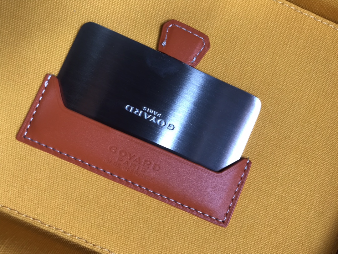 GOYARD Goyardine Muse Vanity Case orange