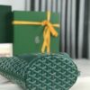 Goyard Goyardine Belharra PM Coral Tote Palladium bag green