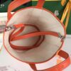 Goyard Goyardine Belharra PM Coral Tote Palladium bag orange