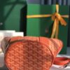 Goyard Goyardine Belharra PM Coral Tote Palladium bag orange
