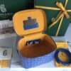GOYARD Goyardine Muse Vanity Case Sky Blue 1352545