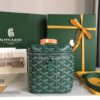 GOYARD Goyardine Muse Vanity Case Green 1097513