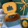 GOYARD Goyardine Muse Vanity Case Green 1097513