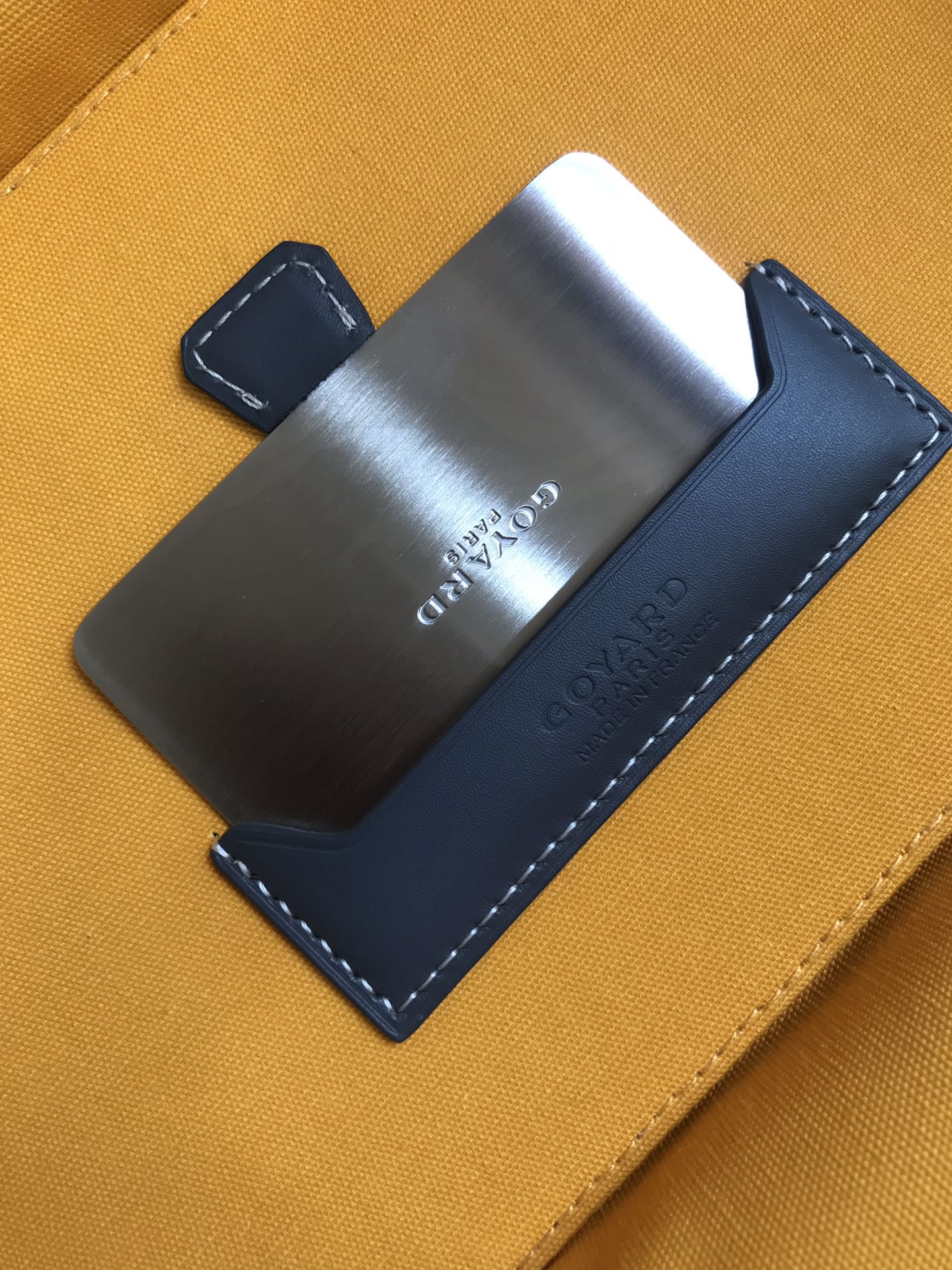 GOYARD Goyardine Muse Vanity Case Grey