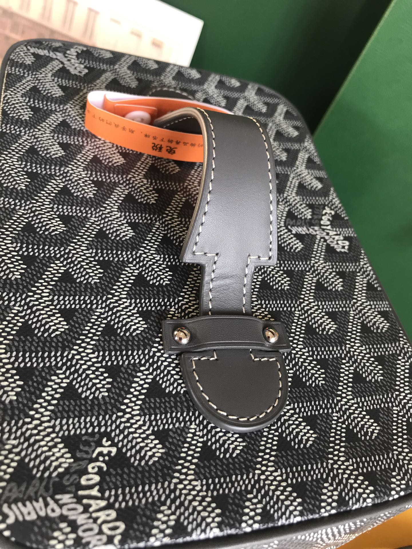 GOYARD Goyardine Muse Vanity Case Grey