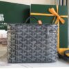 GOYARD Goyardine Muse Vanity Case Grey