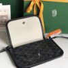 GOYARD Goyardine Plumet Wallet Clutch black