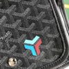 GOYARD Goyardine Plumet Wallet Clutch black