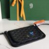 GOYARD Goyardine Plumet Wallet Clutch black