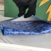 GOYARD Goyardine Plumet Wallet Clutch blue