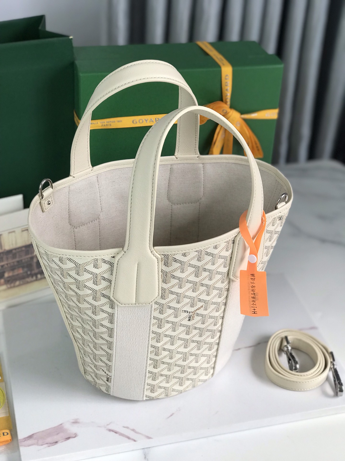 Goyard Goyardine Belharra PM 2024 w/ Tags - whiteTotes,