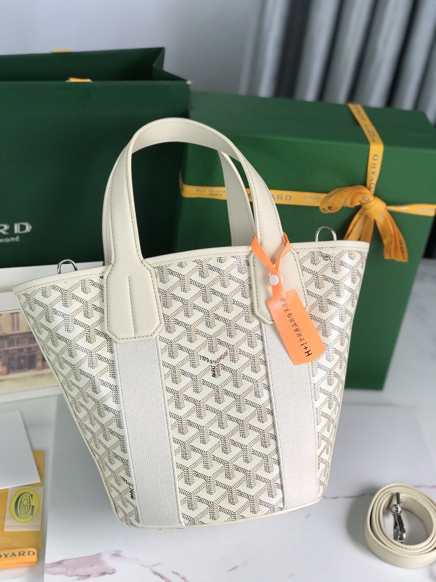 Goyard Goyardine Belharra PM 2024 w/ Tags - whiteTotes,