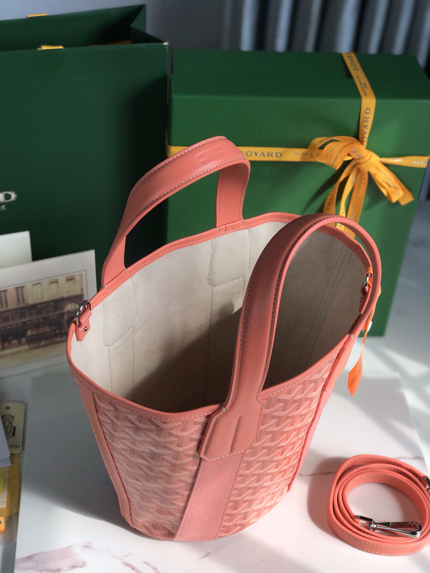 Goyard Goyardine Belharra PM 2024 w/ Tags - pink Totes,