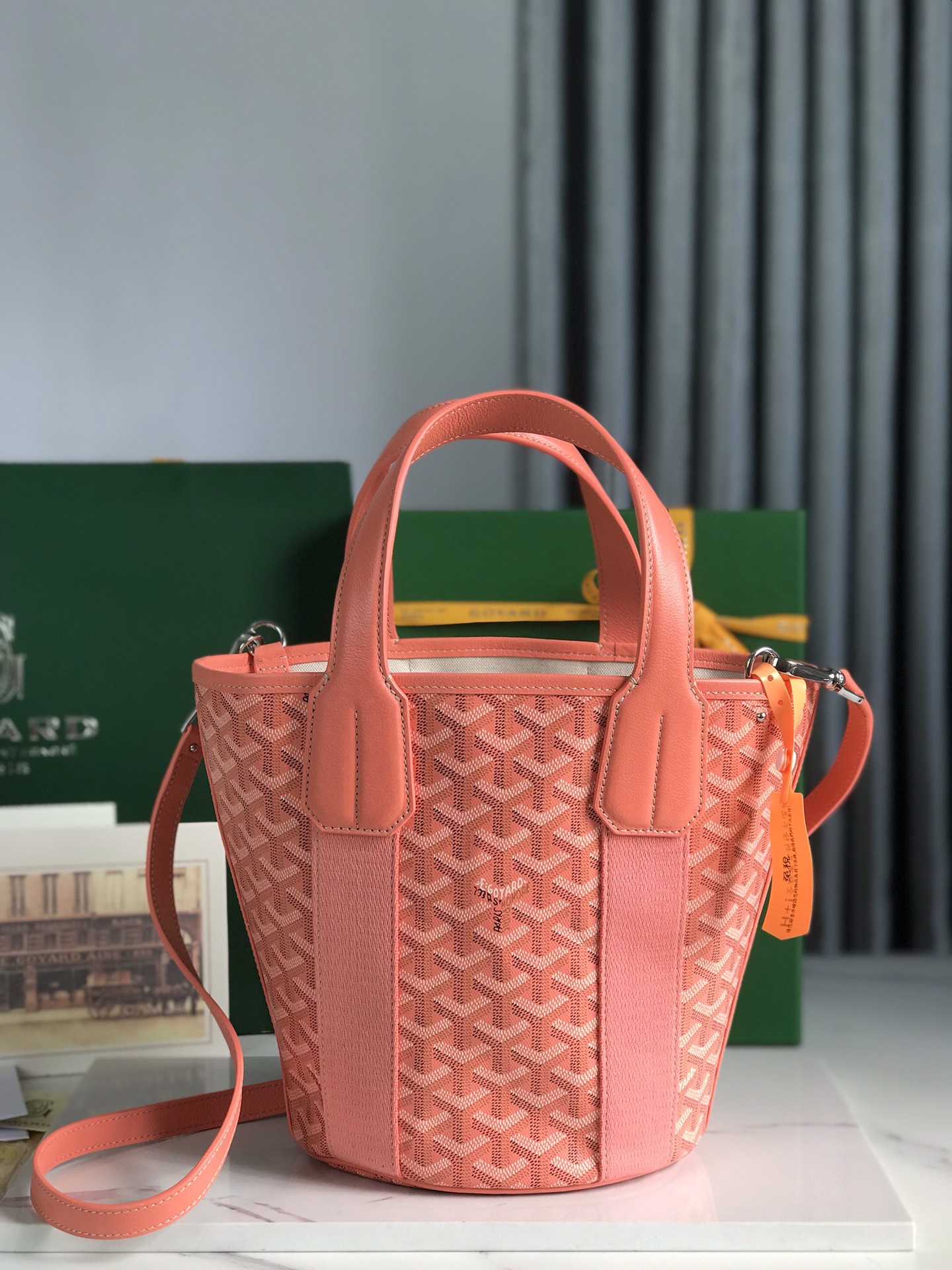 Goyard Goyardine Belharra PM 2024 w/ Tags – pink Totes,