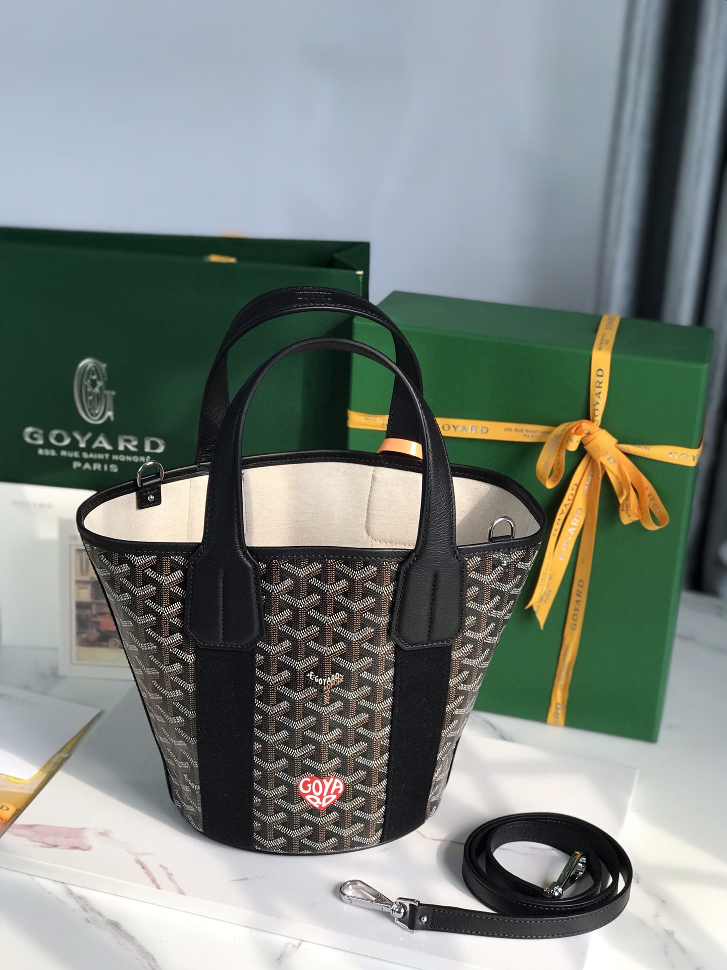 Goyard Goyardine Belharra PM 2024 w/ Tags - black brown Totes,