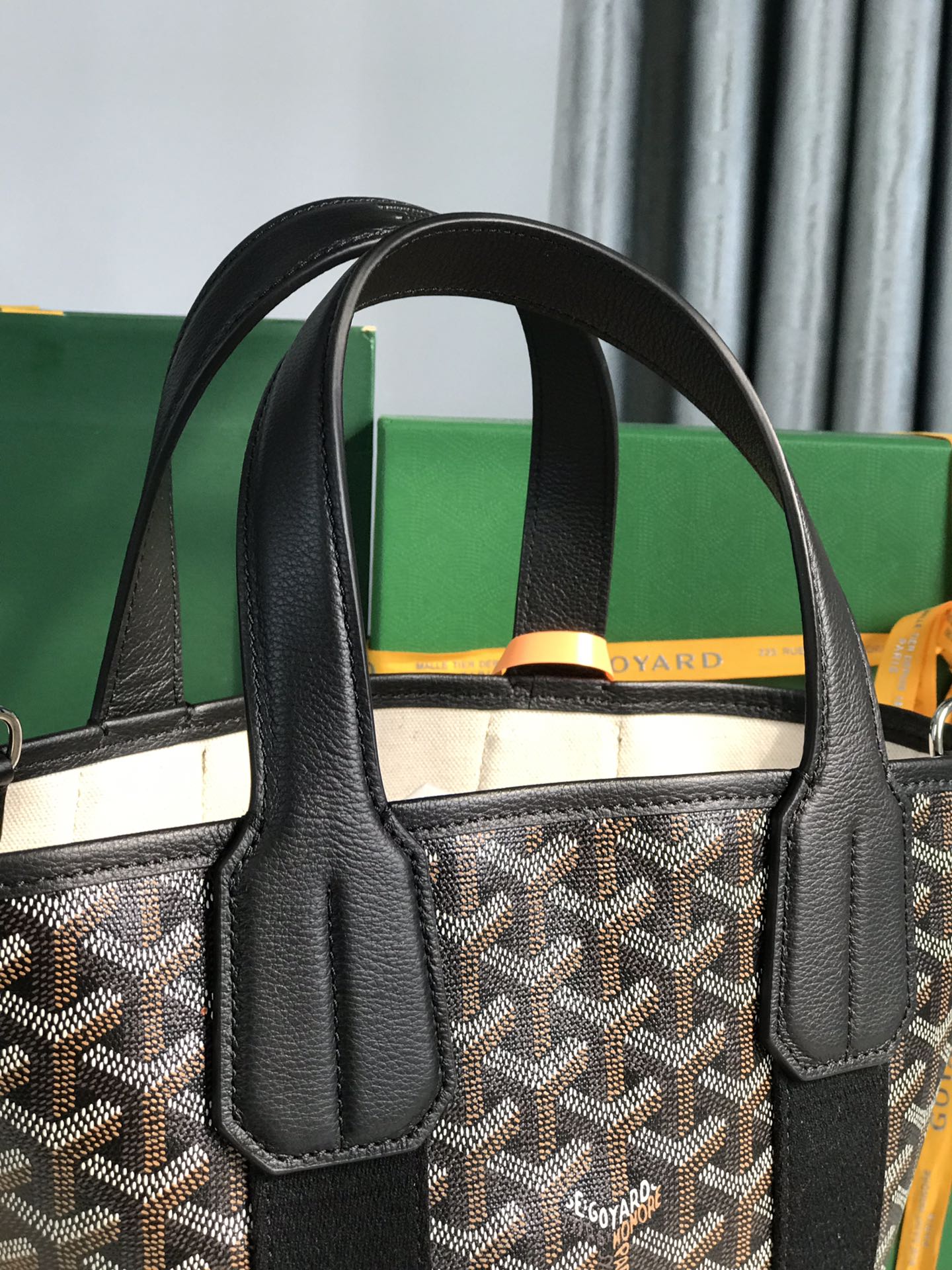 Goyard Goyardine Belharra PM 2024 w/ Tags - black brown Totes,