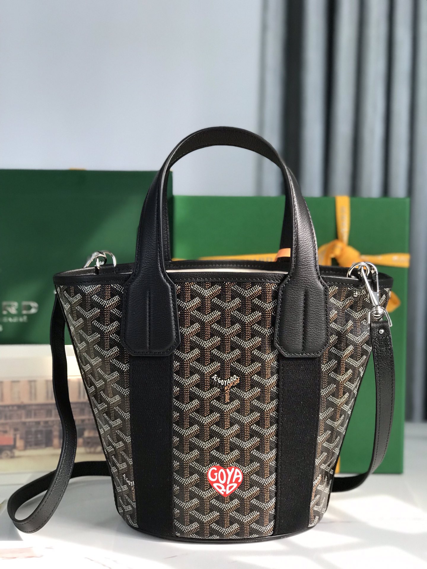 Goyard Goyardine Belharra PM 2024 w/ Tags – black brown Totes,
