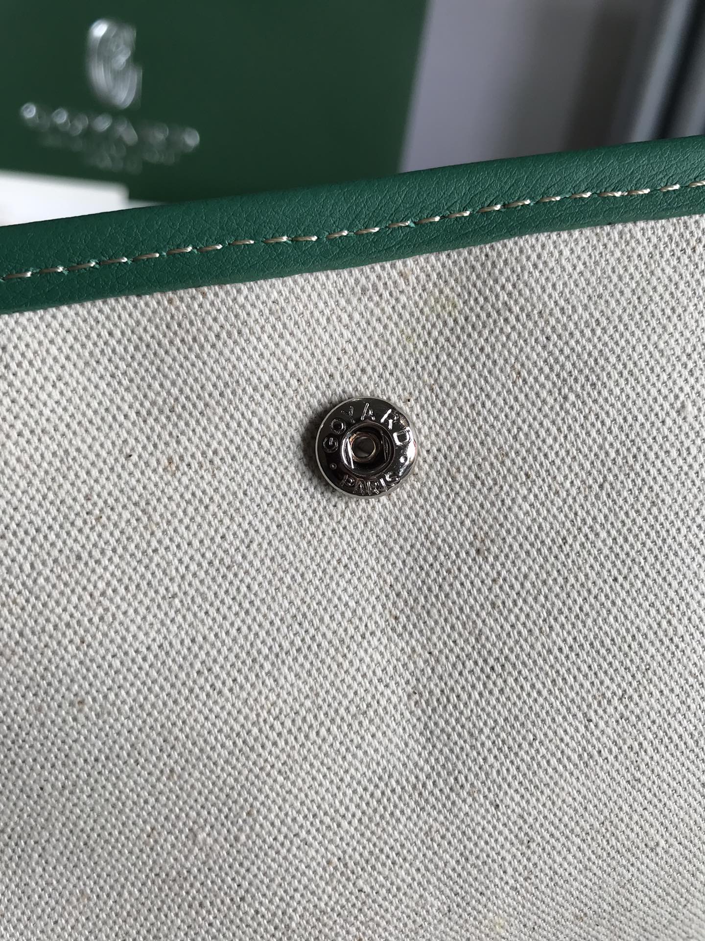 Goyard Plumet Crossbody Shoulder Bag Pochette Wallet PVC green