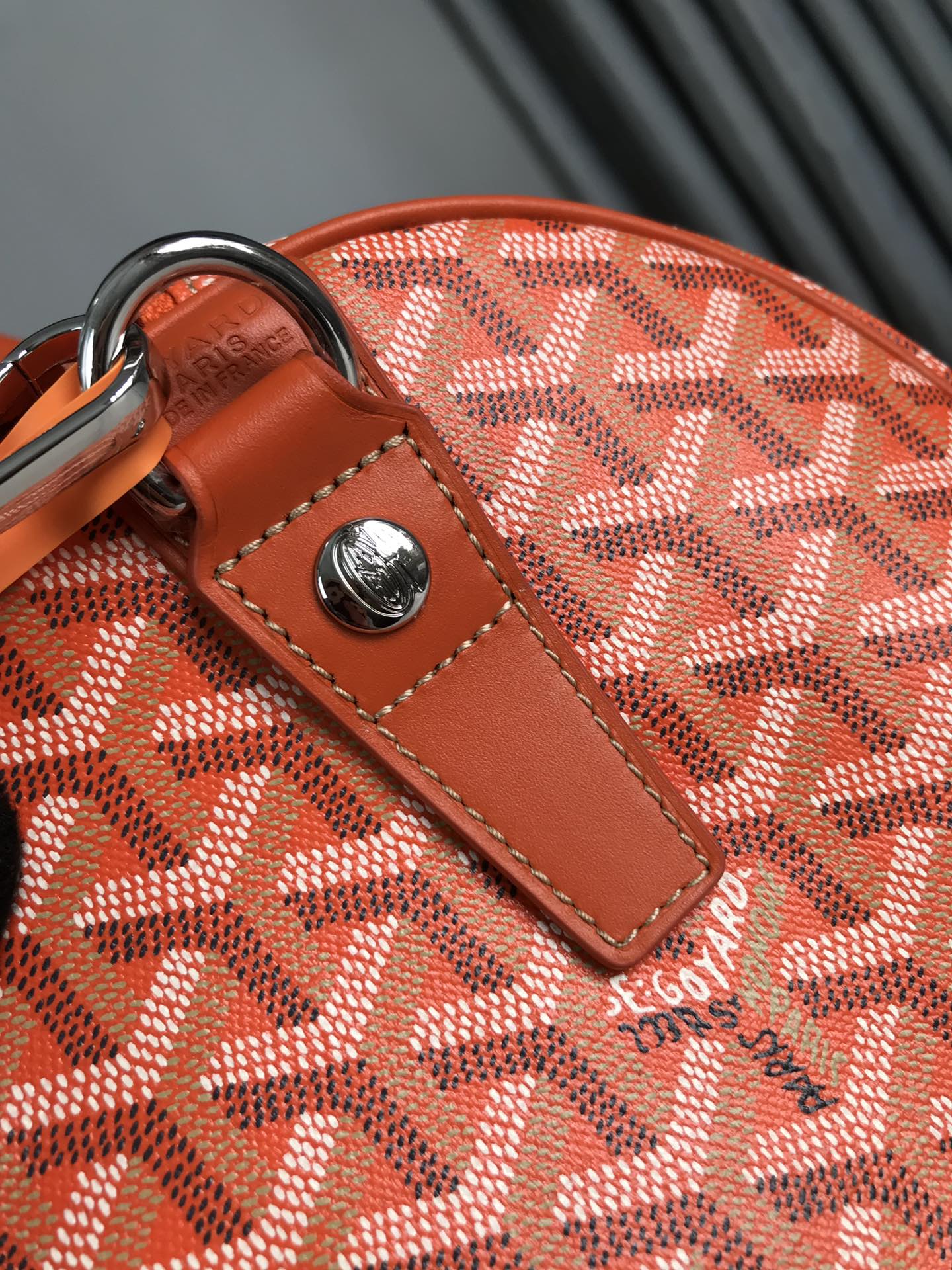 Goyard Orange Travel Bag with Strap 7467210967 121867201