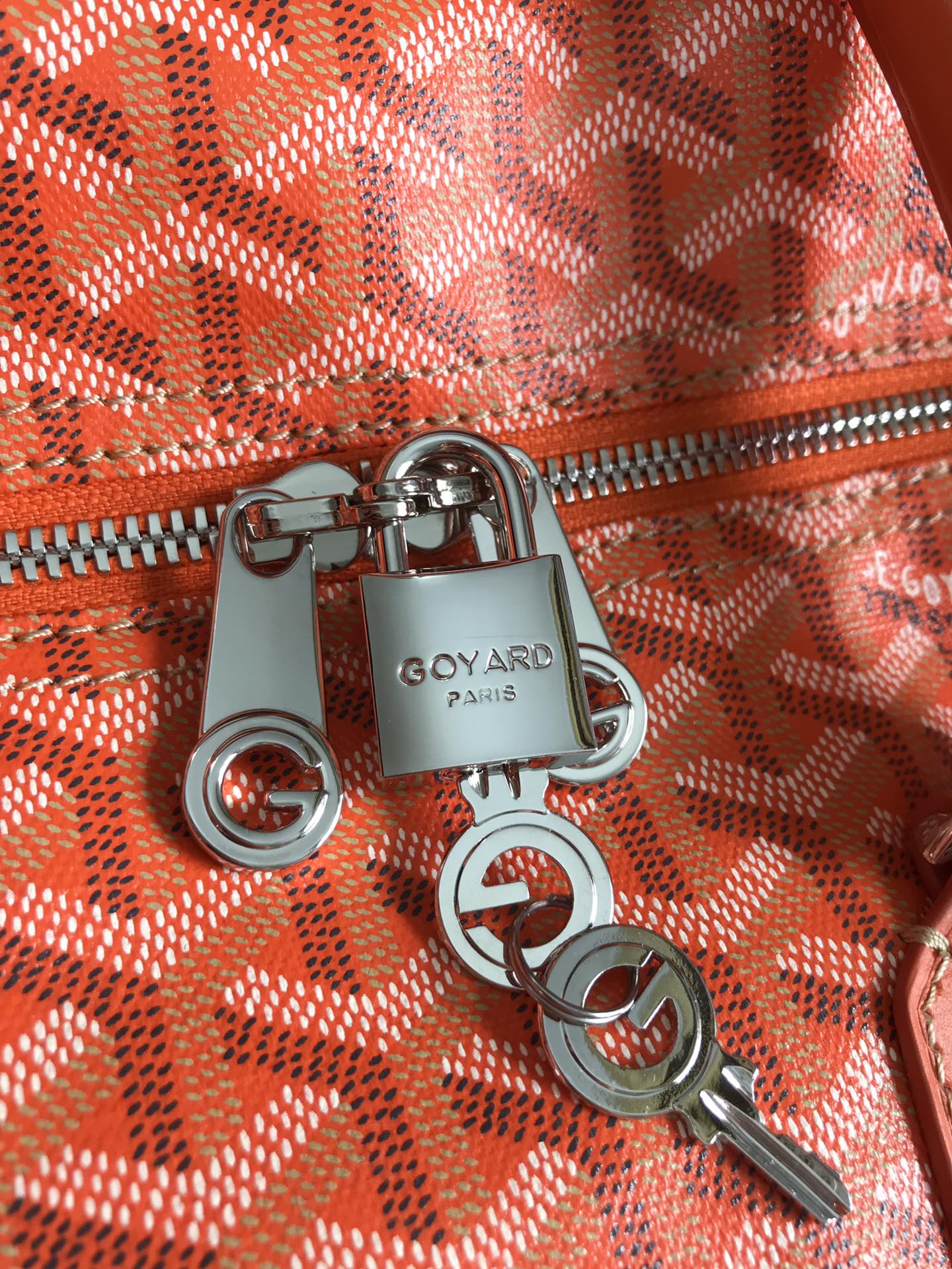 Goyard Orange Travel Bag with Strap 7467210967 121867201