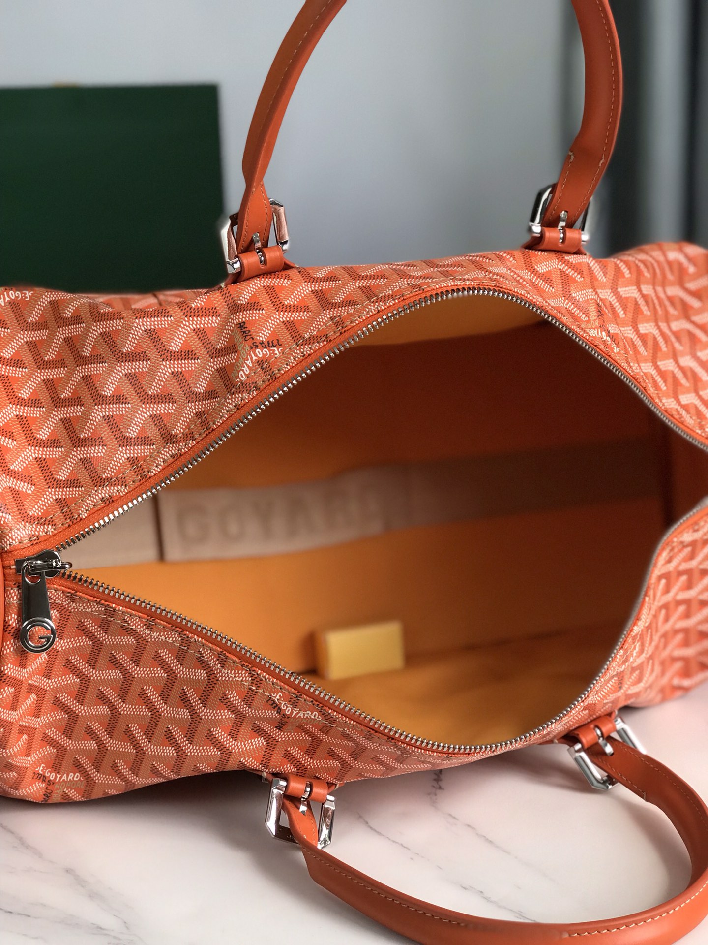 Goyard Orange Travel Bag with Strap 7467210967 121867201