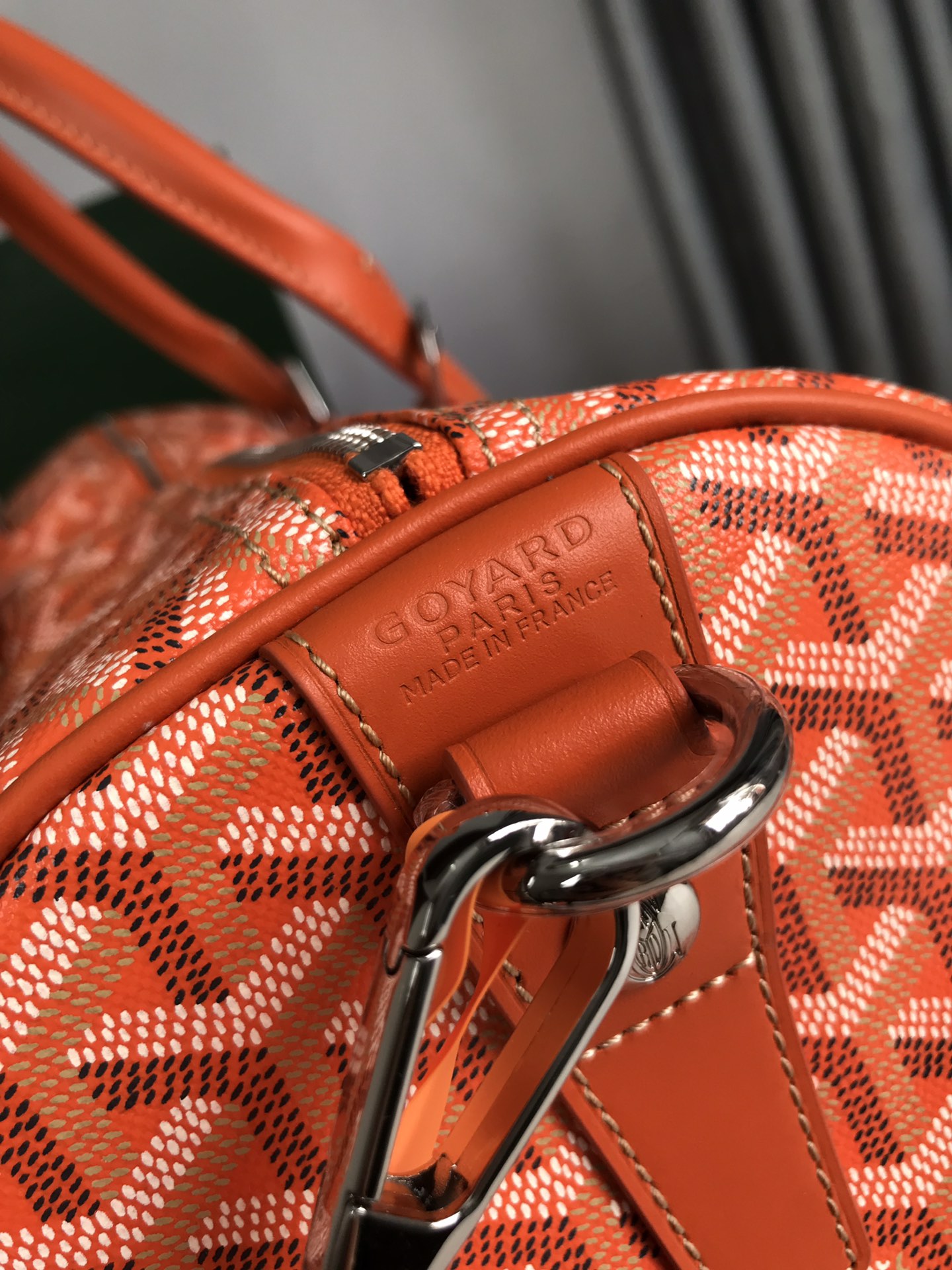 Goyard Orange Travel Bag with Strap 7467210967 121867201