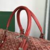 GOYARD Croix Jules Boston Bag PVC Leather Red
