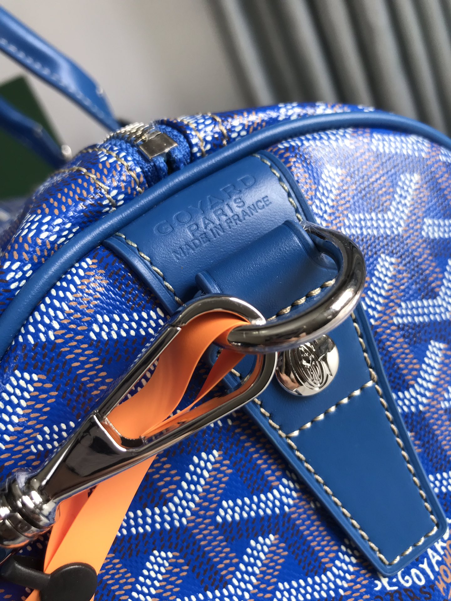 Goyard Boston 50 Duffle Bag Blue Rare |