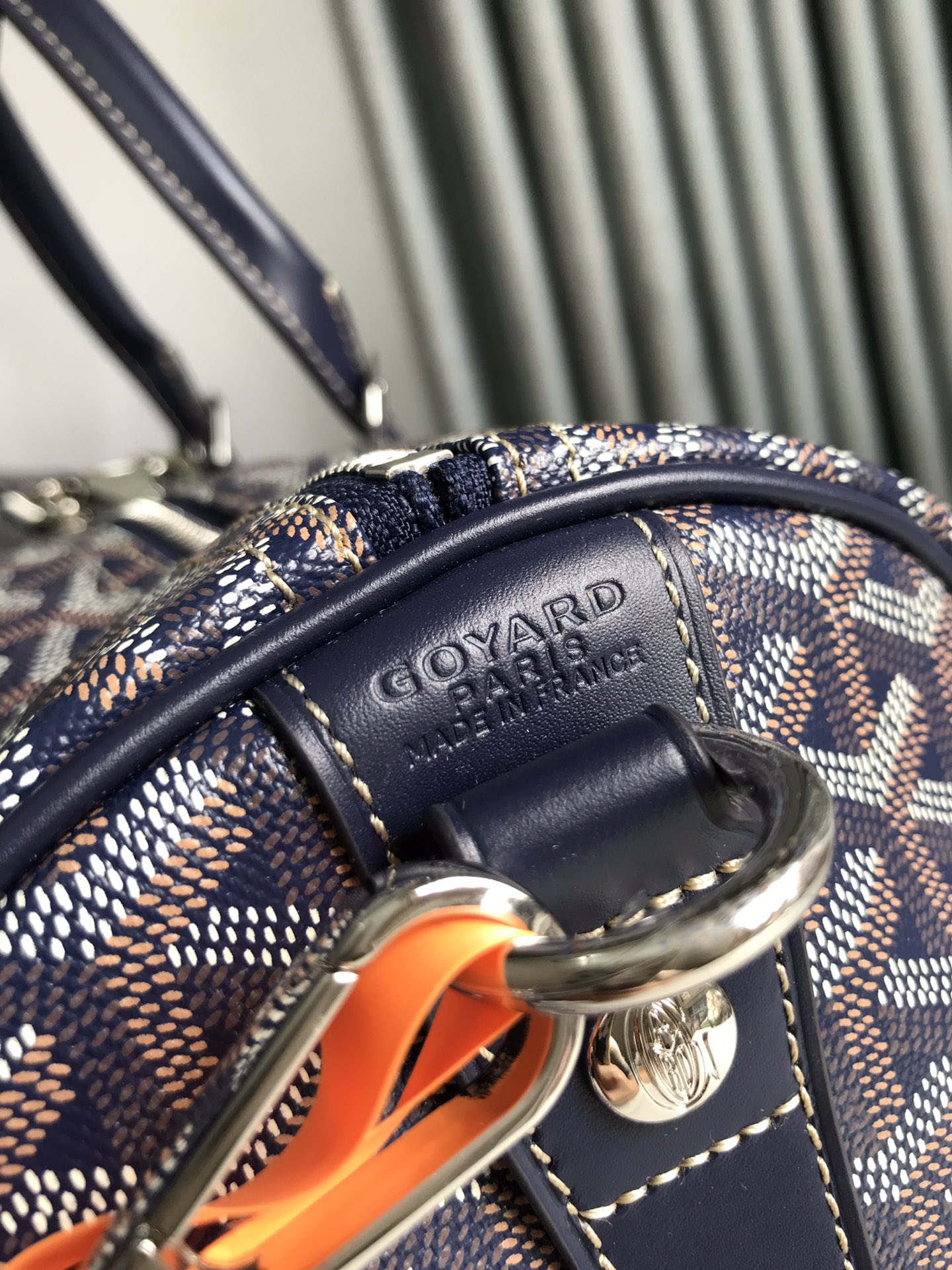 Croisière leather travel bag Goyard Blue in Leather - 56116457