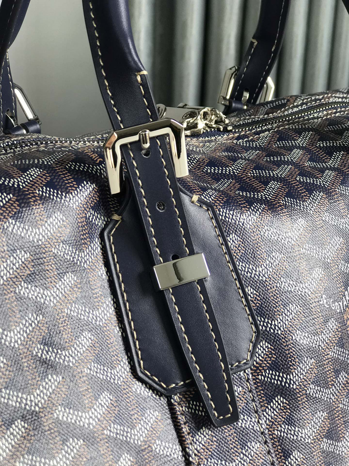 Croisière leather travel bag Goyard Blue in Leather - 56116457