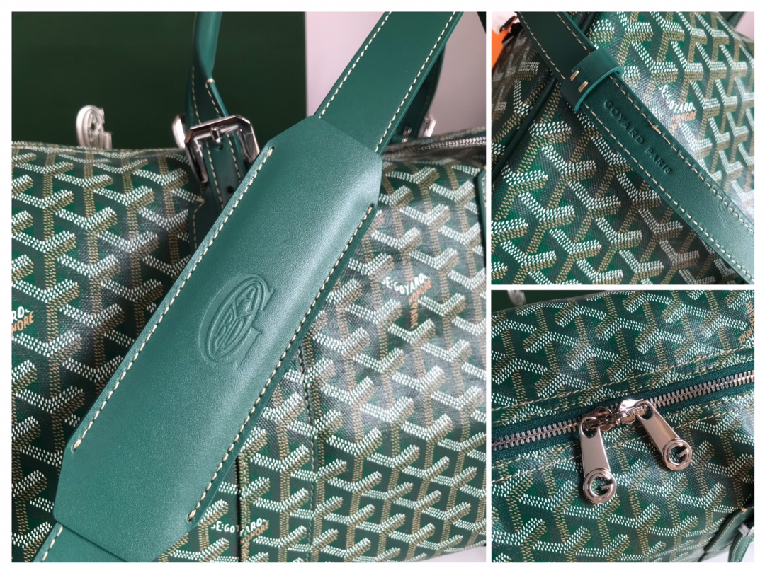 Goyard Goyardine Bowling 45 2023 - Green Luggage and