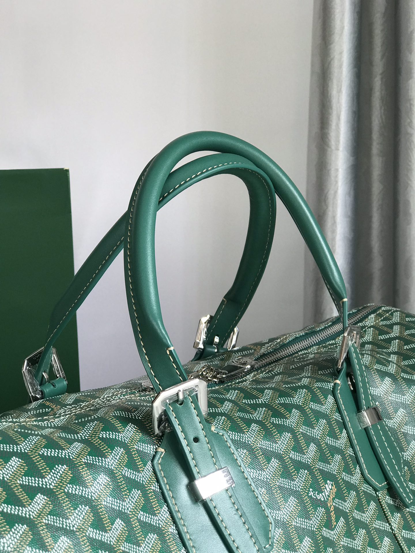 Goyard Goyardine Bowling 45 2023 - Green Luggage and