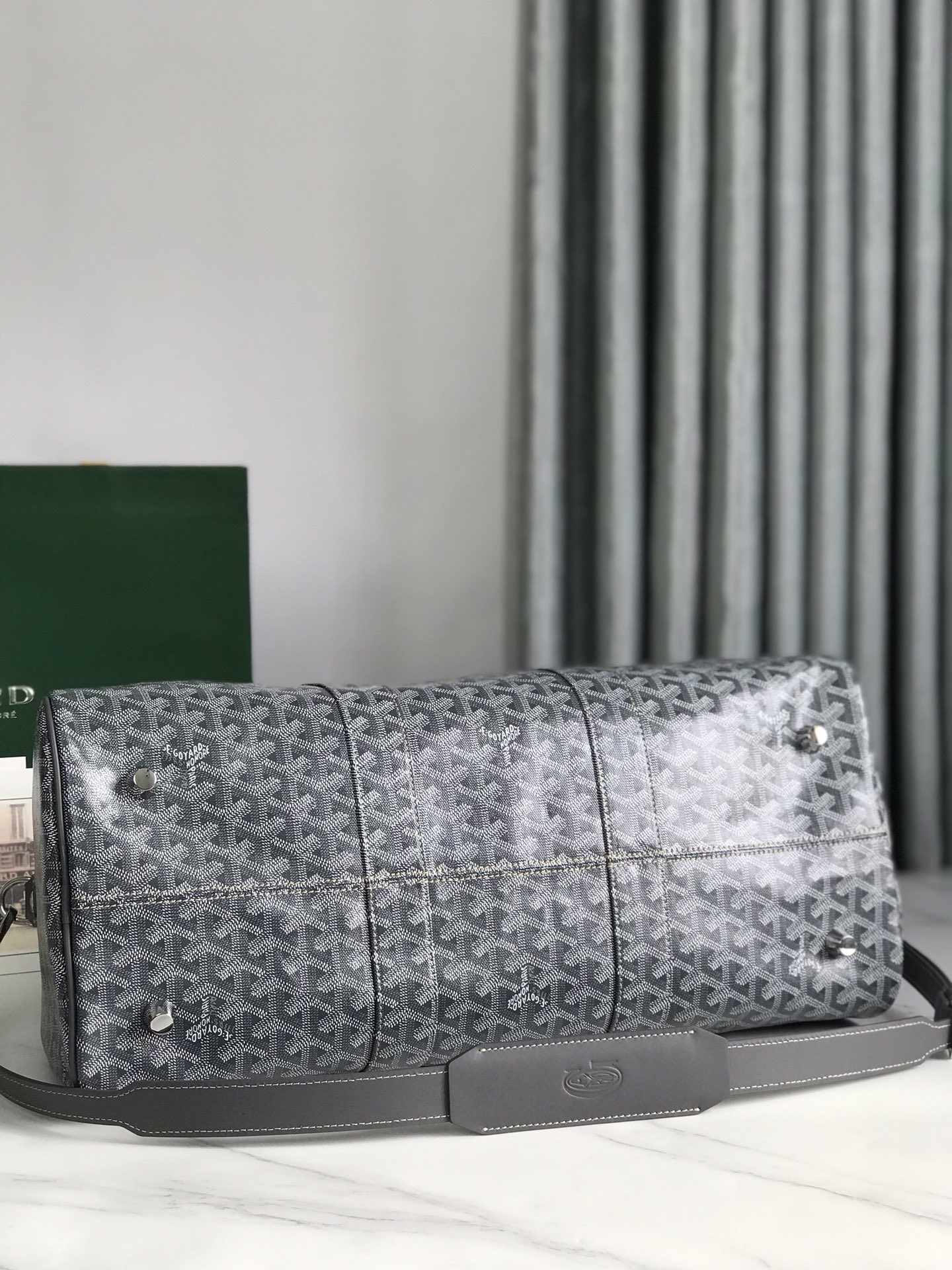 Goyard Gray Goyardine Croisiere 50 Brown Dark grey