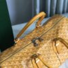 Goyard yellow Goyardine Coated Canvas Croisjour 55 Boston Bag