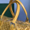 Goyard yellow Goyardine Coated Canvas Croisjour 55 Boston Bag