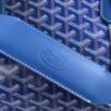 Goyard blue Goyardine Coated Canvas Croisjour 55 Boston Bag