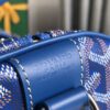 Goyard blue Goyardine Coated Canvas Croisjour 55 Boston Bag