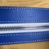 Goyard blue Goyardine Coated Canvas Croisjour 55 Boston Bag