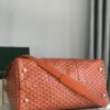 Goyard orange Goyardine Coated Canvas Croisjour 55 Boston Bag