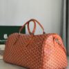 Goyard orange Goyardine Coated Canvas Croisjour 55 Boston Bag