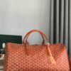 Goyard orange Goyardine Coated Canvas Croisjour 55 Boston Bag