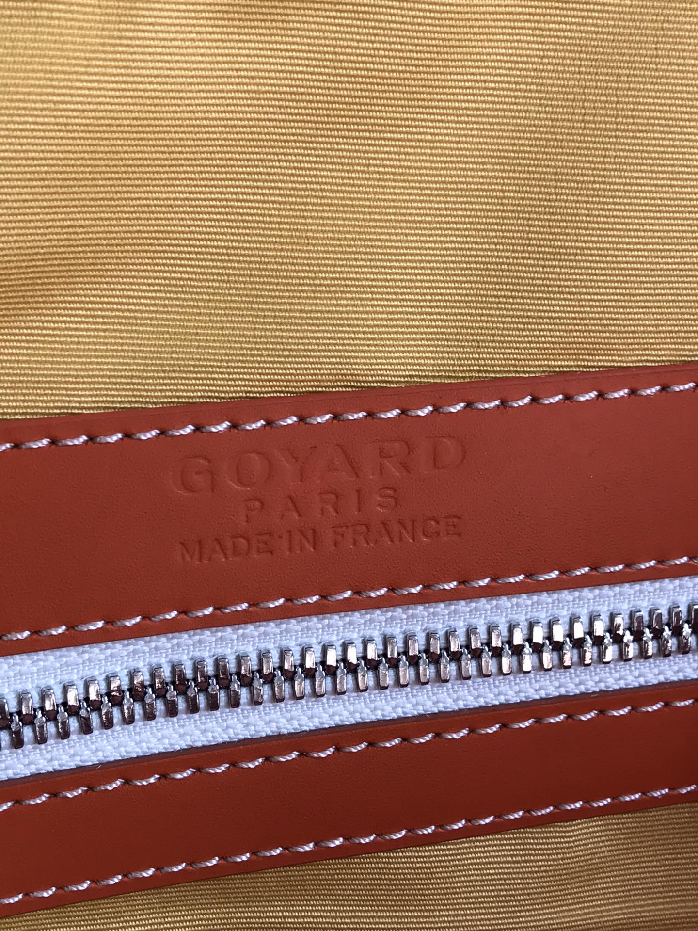 Goyard orange Goyardine Coated Canvas Croisjour 55 Boston Bag
