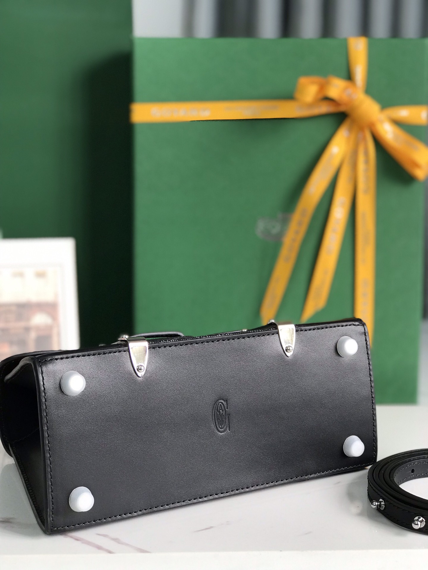 Goyard Saigon Mini Limited So Black Canvas PHW –