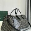 Goyard black Goyardine Coated Canvas Croisjour 55 Boston Bag