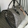 Goyard black Goyardine Coated Canvas Croisjour 55 Boston Bag