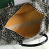 Goyard black Goyardine Coated Canvas Croisjour 55 Boston Bag