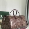 Goyard brown Goyardine Coated Canvas Croisjour 55 Boston Bag