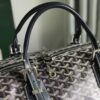 Goyard blackGoyardine Coated Canvas Croisjour 55 Boston Bag
