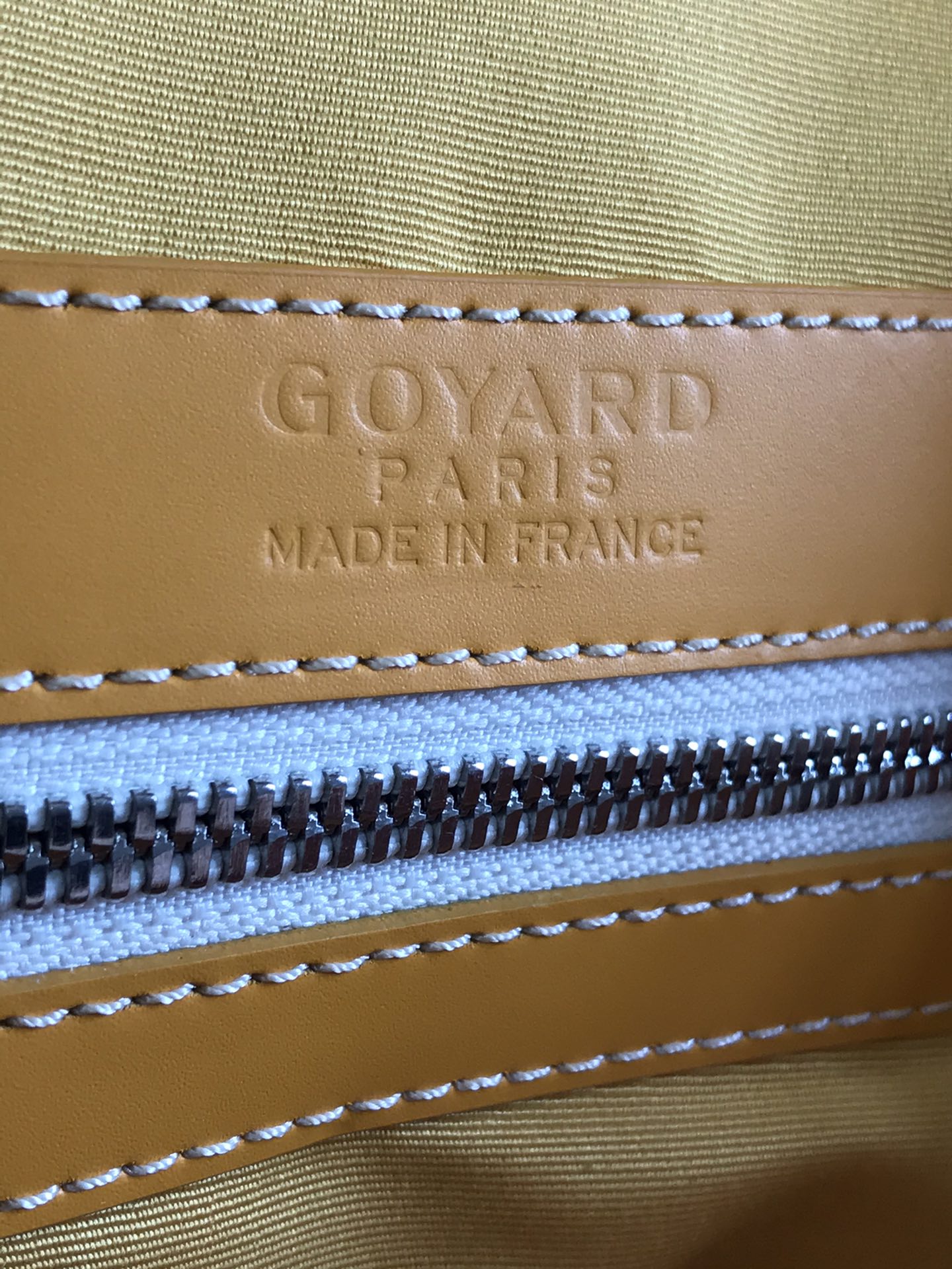 Goyard yellow Goyardine Coated Canvas Croisjour 55 Boston Bag