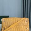 Goyard yellow Goyardine Coated Canvas Croisjour 55 Boston Bag
